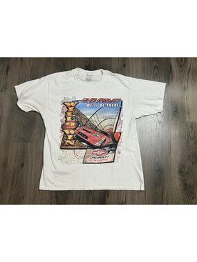 Vintage Nascar Chevy T Shirt Mens XL Double Sided Racing Champions 90s Y2k